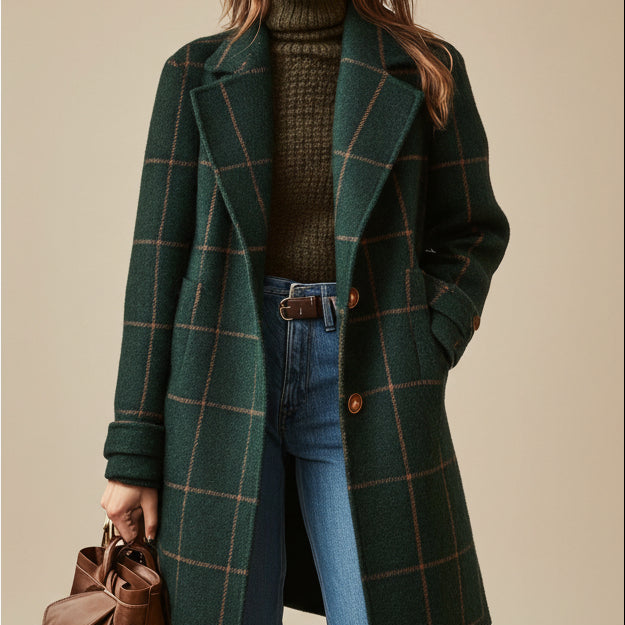 Ada | Abrigo largo elegante – Edición premium