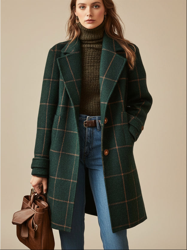 Ada | Abrigo largo elegante – Edición premium