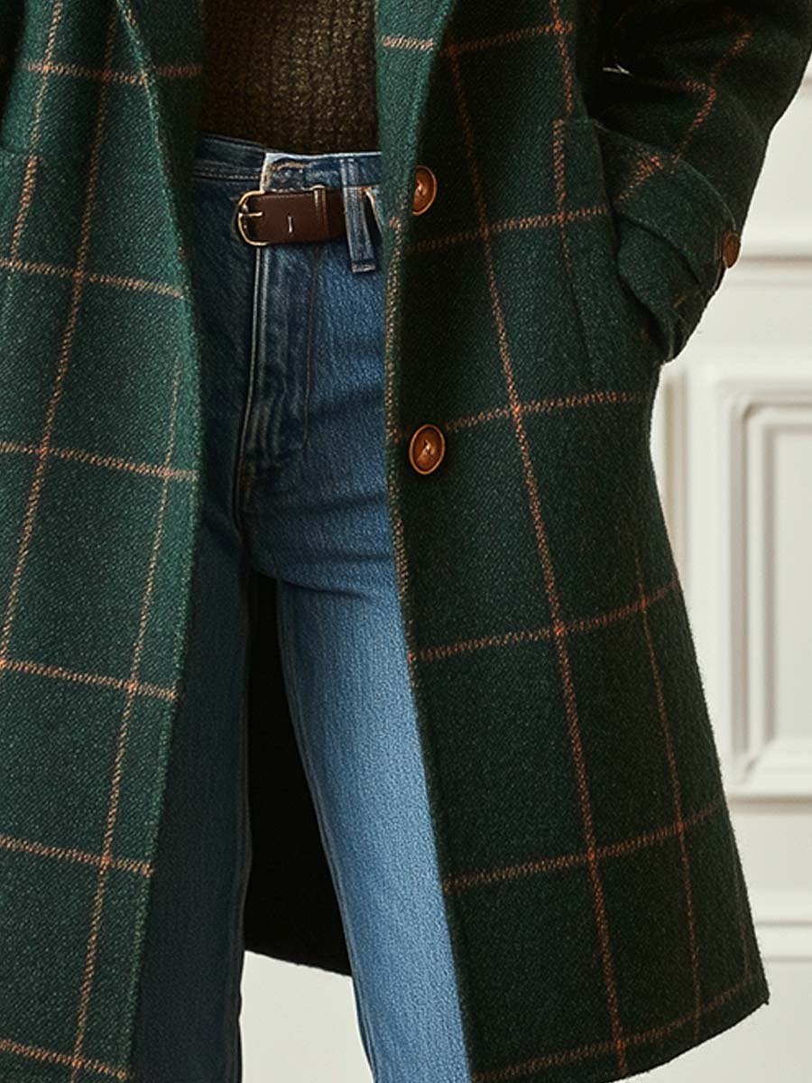 Ada | Abrigo largo elegante – Edición premium