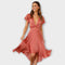 Ada | Vestido midi elegante con escote en V