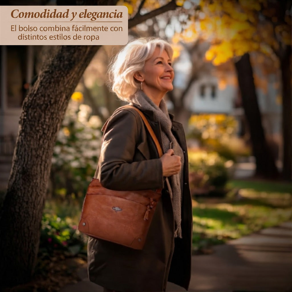 Ágata | Bolso bandolera de piel