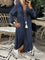 Agustina | Vestido camisero de denim chic informal