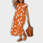 Ainhoa | Vestido con hebillas y escote en V