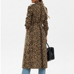 Aldonza | Abrigo midi de leopardo