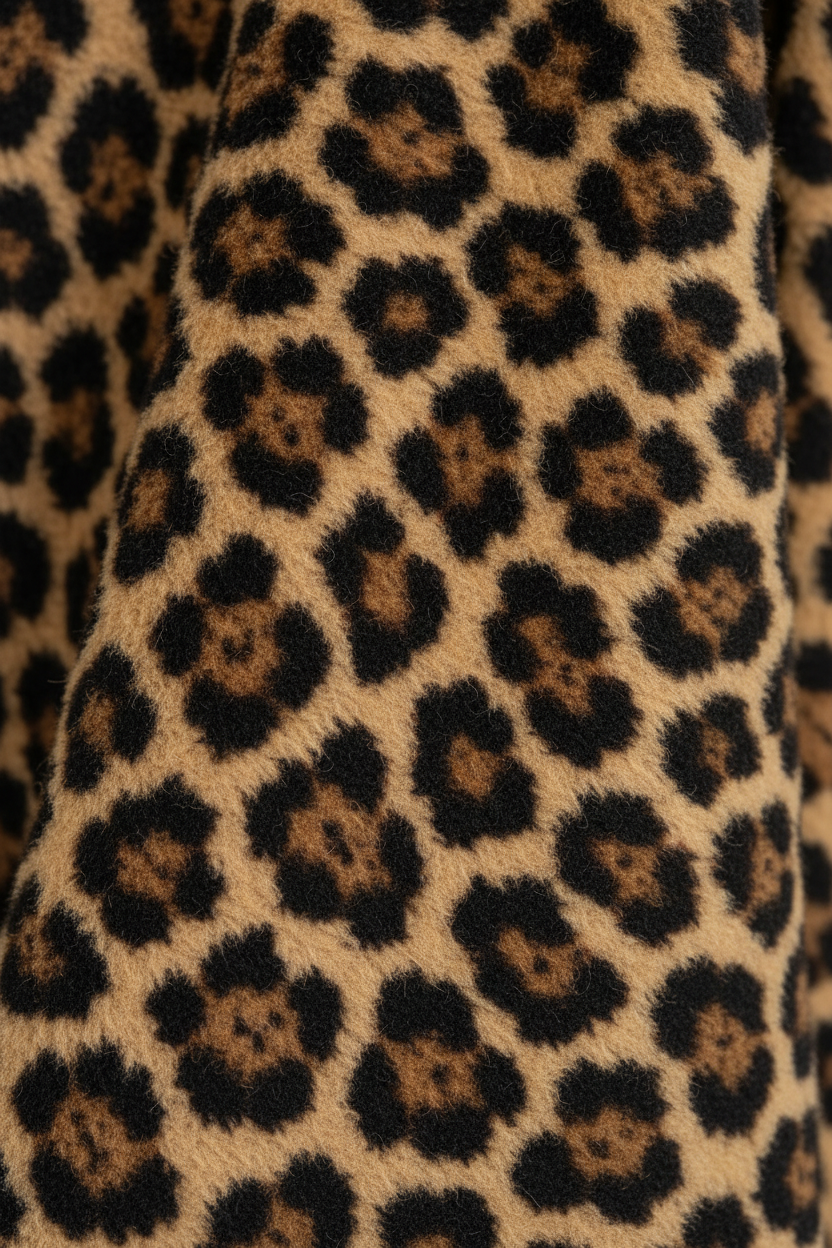 Aldonza | Abrigo midi de leopardo