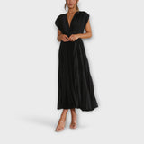 Almudena | Vestido plisado elegante
