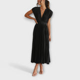 Almudena | Vestido plisado elegante