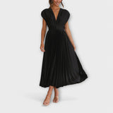 Almudena | Vestido plisado elegante