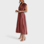 Almudena | Vestido plisado elegante