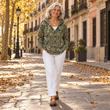 Amaya | Cárdigan de punto cómodo con capucha, en la calle