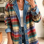 Anabel | Chaqueta vaquera patchwork de aire vintage