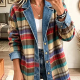 Anabel | Chaqueta vaquera patchwork de aire vintage