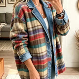 Anabel | Chaqueta vaquera patchwork de aire vintage