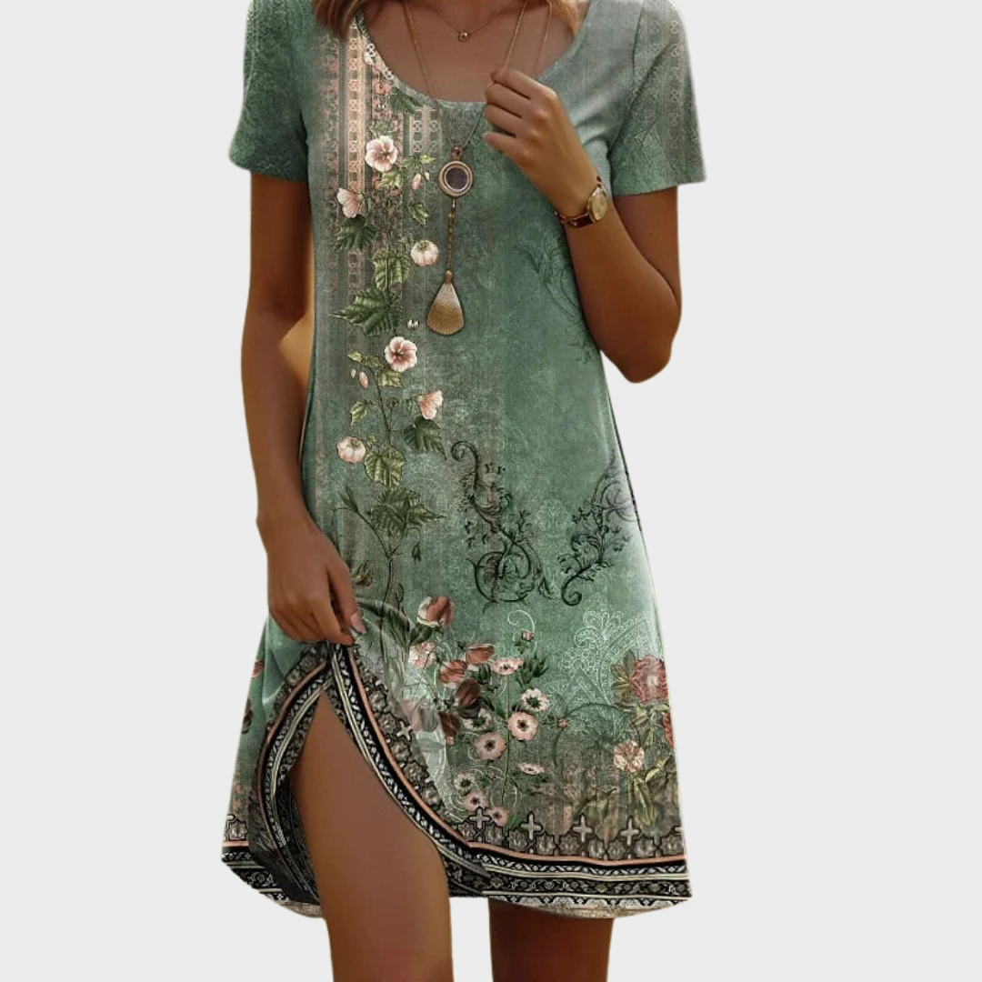 Anaís | Vestido de verano elegante de flores