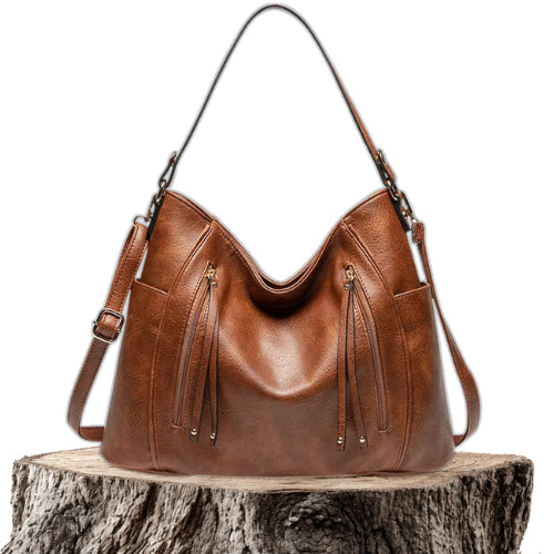 Andrea | Bolso de piel con flecos