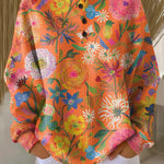 Ángela | Jersey con estampado floral colorido
