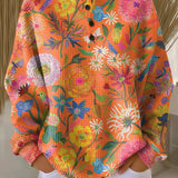 Ángela | Jersey con estampado floral colorido
