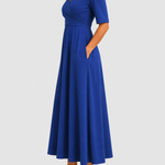 Aránzazu Belén | Vestido cruzado elegante