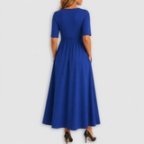 Aránzazu Belén | Vestido cruzado elegante
