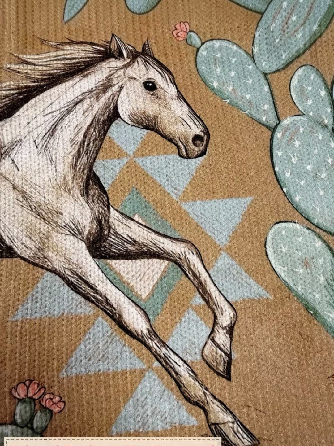 Ariana | Cárdigan con estampado de caballos y cactus