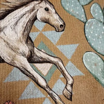 Ariana | Cárdigan con estampado de caballos y cactus