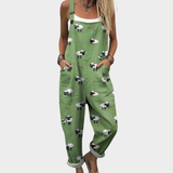 Aroa | Peto verde con estampado de ovejas