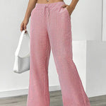 Asunción | Pantalón de rayas elegante con bolsillos