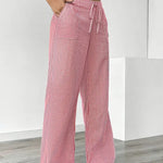 Asunción | Pantalón de rayas elegante con bolsillos