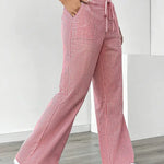 Asunción | Pantalón de rayas elegante con bolsillos