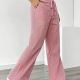 Asunción | Pantalón de rayas elegante con bolsillos