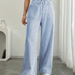 Asunción | Pantalón de rayas elegante con bolsillos