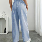 Asunción | Pantalón de rayas elegante con bolsillos