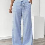 Asunción | Pantalón de rayas elegante con bolsillos
