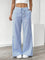Asunción | Pantalón de rayas elegante con bolsillos