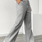 Asunción | Pantalón de rayas elegante con bolsillos