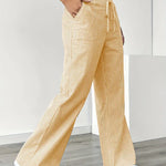 Asunción | Pantalón de rayas elegante con bolsillos