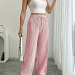 Asunción | Pantalón de rayas elegante con bolsillos
