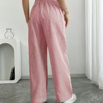 Asunción | Pantalón de rayas elegante con bolsillos
