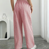 Asunción | Pantalón de rayas elegante con bolsillos