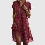 Azucena | Vestido midi de manga corta