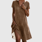 Azucena | Vestido midi de manga corta