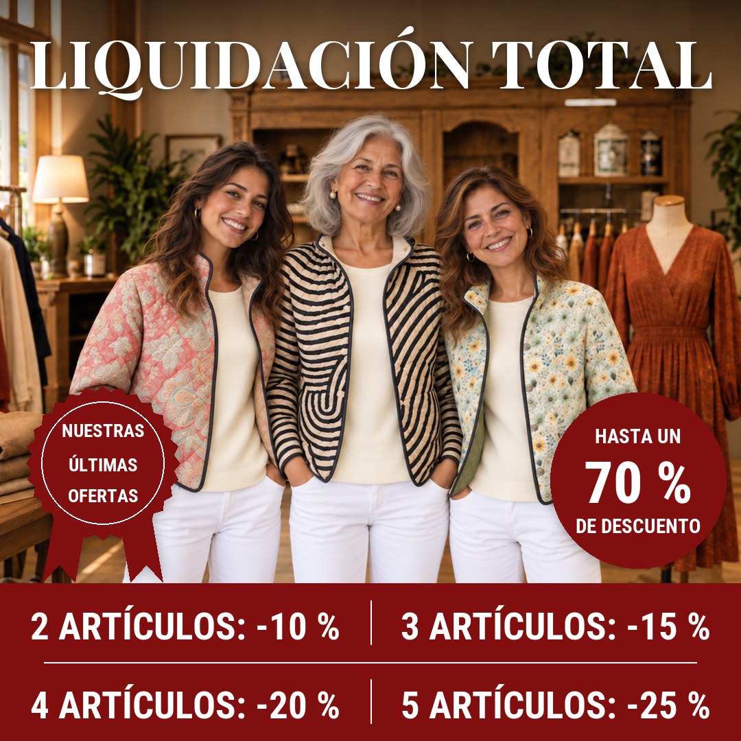 Chaquetas acolchadas – liquidación total: hasta un 70 % de descuento y hasta -25 % comprando 5 artículos