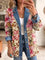 Berenice | Chaqueta vaquera de flores y estampado de leopardo