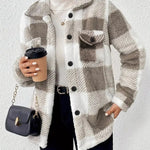 Bernarda | Chaqueta polar de rayas elegante
