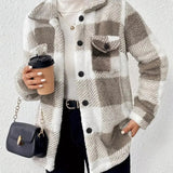 Bernarda | Chaqueta polar de rayas elegante