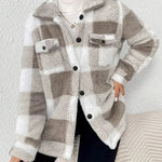 Bernarda | Chaqueta polar de rayas elegante