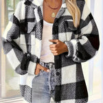 Bernarda | Chaqueta polar de rayas elegante