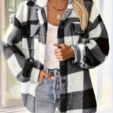 Bernarda | Chaqueta polar de rayas elegante