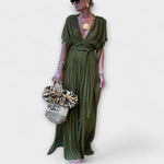 Brígida | Vestido largo kimono de estilo griego