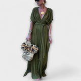 Brígida | Vestido largo kimono de estilo griego